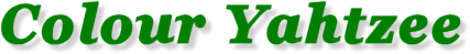 Colour Yahtzee